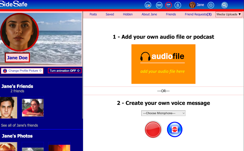 SurfSideSafe audio system and podcast hosting