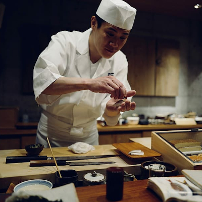 How do chefs in Japan prepare a Sushi rice recipe without getting sick?