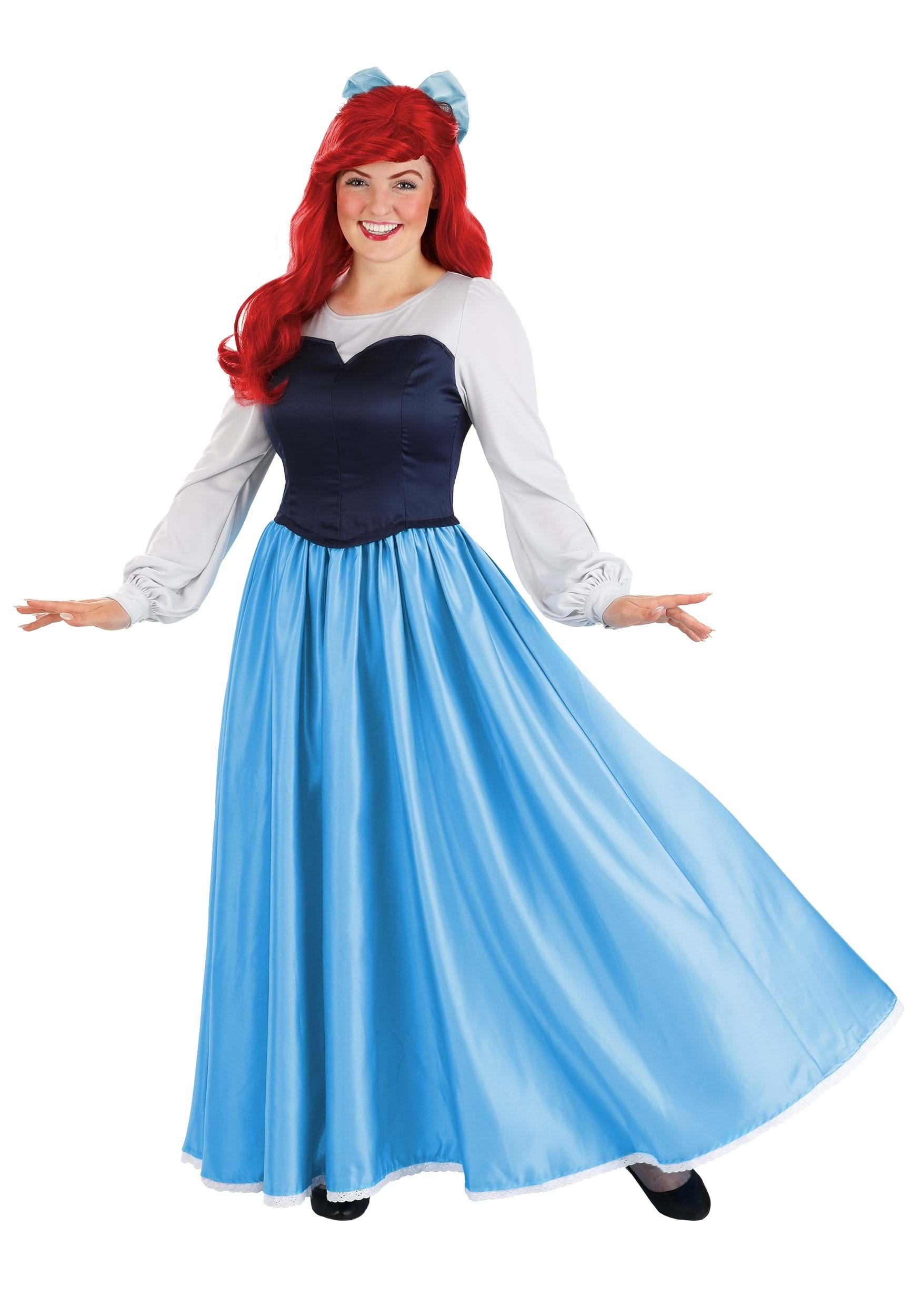 Disney's The Little Mermaid Ariel Blue Costume Dress for Women