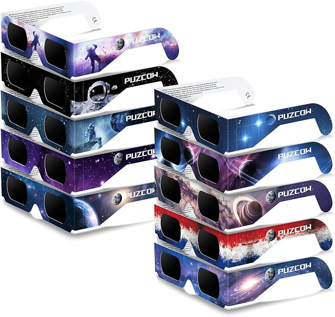 Puzcow Solar Eclipse Glasses