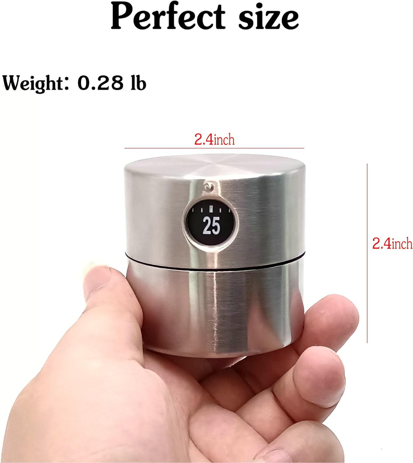 High Volume Kitchen Timer, Egg Timer, 60 Minutes Wind up Timer