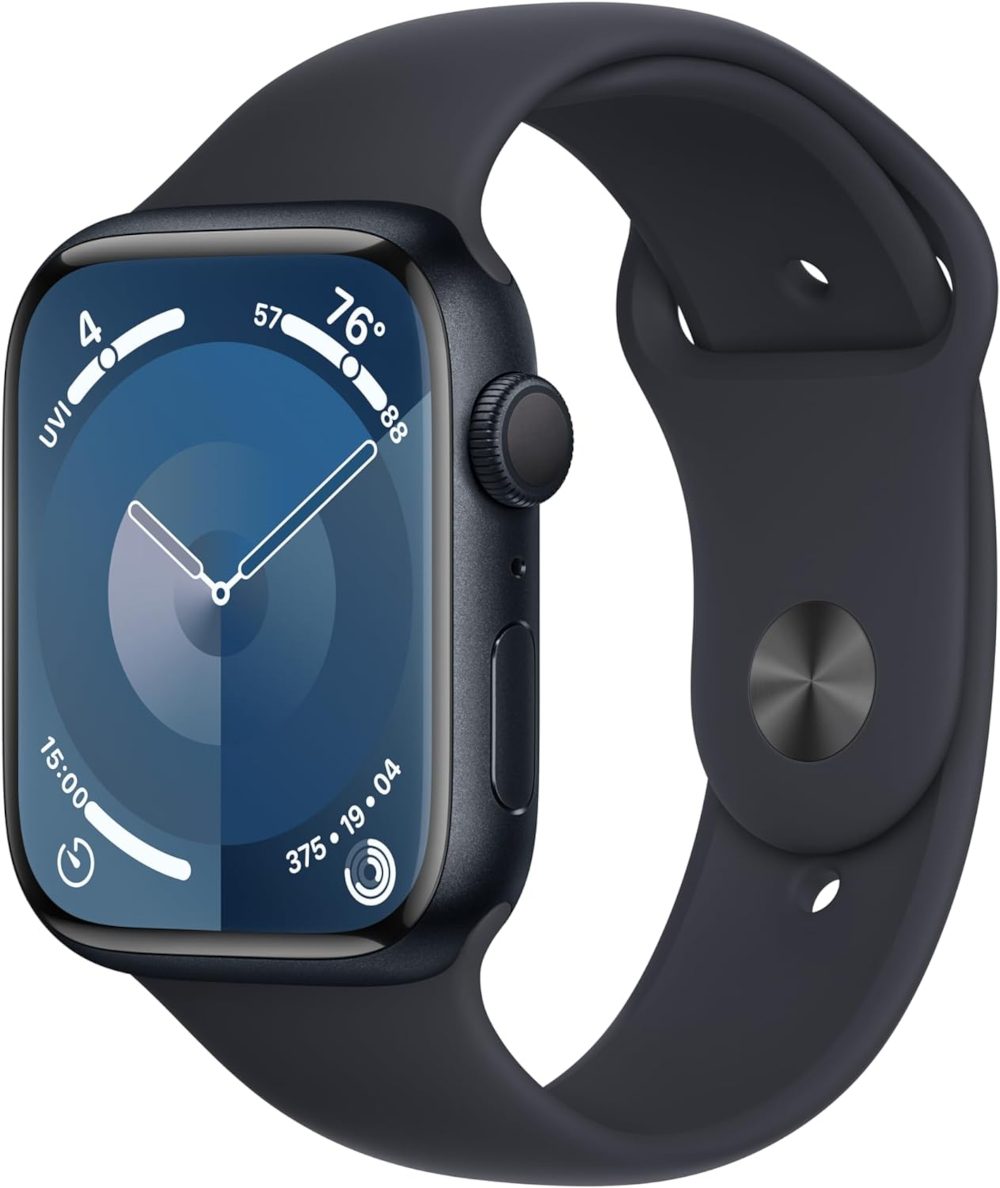 Apple Watch Series 9 [GPS 45mm] Smartwatch with Midnight Aluminum Case