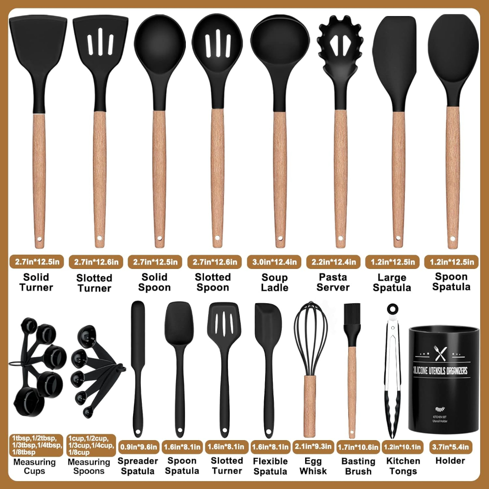 Kitchen Utensils Set, 26 Pcs