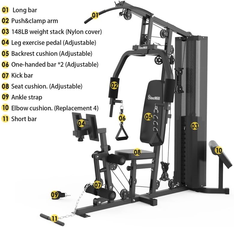 Home Gym Multifunctional Full Body Home Gym Equipment